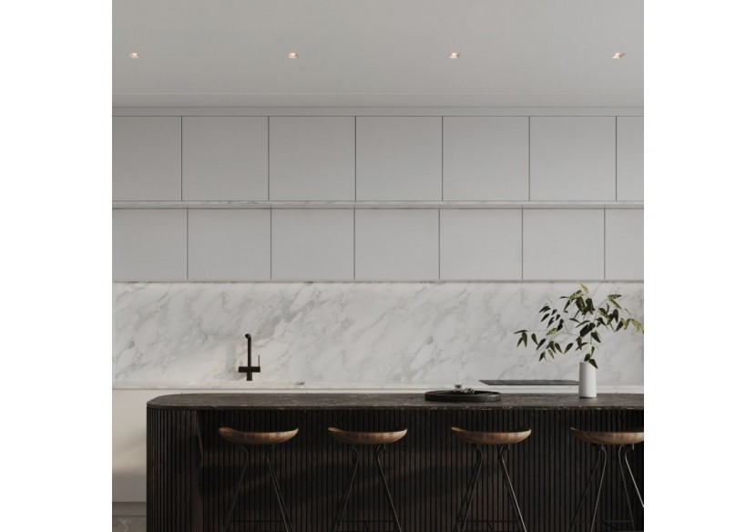 Spot LED linéaire d'intégration pour plaque de plâtre-2W-UGR18-IRC90-Blanco - B1219-2W-B-270 - Barcelona LED