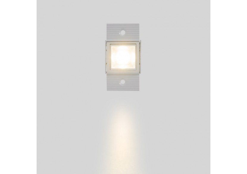 Spot LED linéaire d'intégration pour plaque de plâtre-2W-UGR18-IRC90-Blanco - B1219-2W-B-270 - Barcelona LED