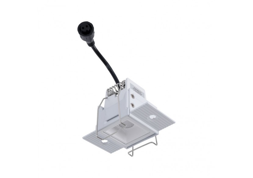 Spot LED linéaire d'intégration pour plaque de plâtre-2W-UGR18-IRC90-Blanco - B1219-2W-B-270 - Barcelona LED