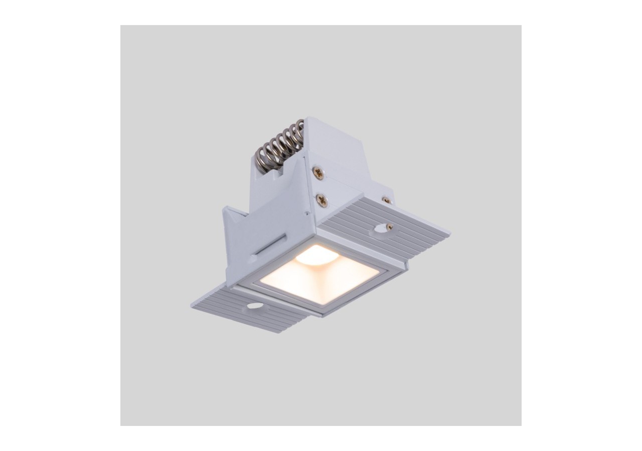 Spot LED linéaire d'intégration pour plaque de plâtre-2W-UGR18-IRC90-Blanco - B1219-2W-B-270 - Barcelona LED