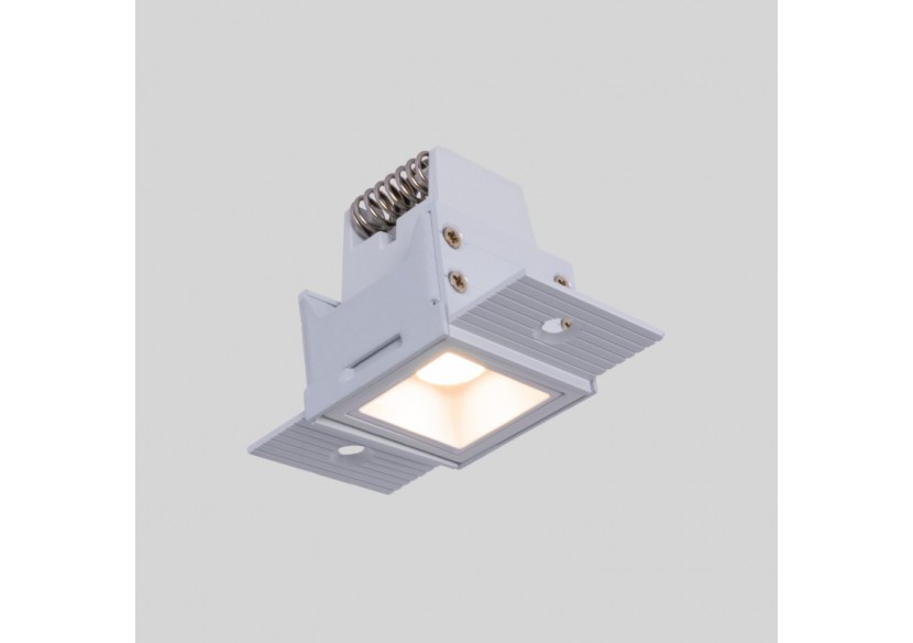 Spot LED linéaire d'intégration pour plaque de plâtre-2W-UGR18-IRC90-Blanco - B1219-2W-B-270 - Barcelona LED