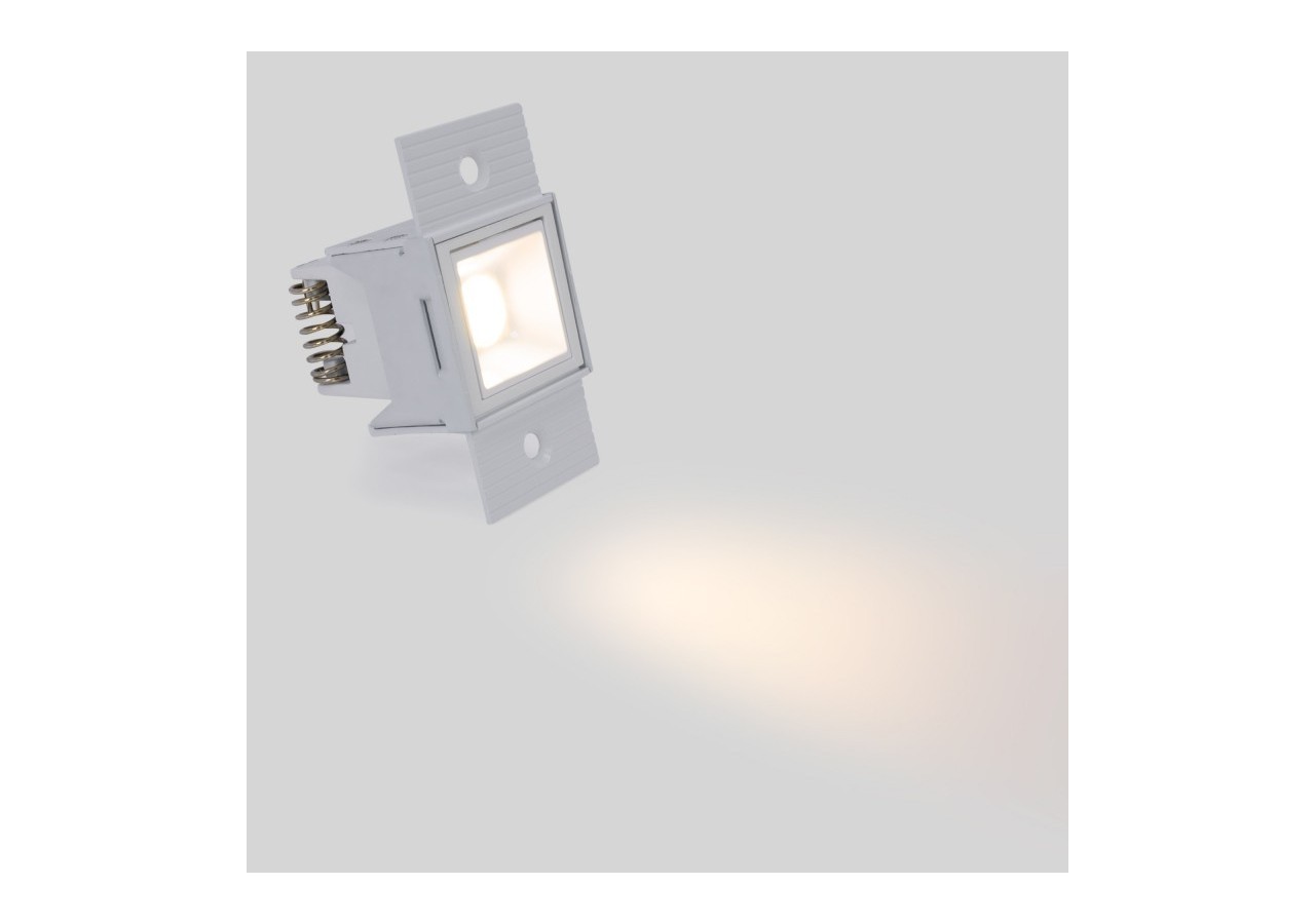 Spot LED linéaire d'intégration pour plaque de plâtre-2W-UGR18-IRC90-Blanco - B1219-2W-B-270 - Barcelona LED