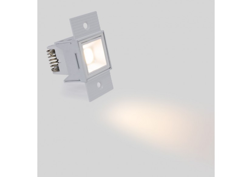 Spot LED linéaire d'intégration pour plaque de plâtre-2W-UGR18-IRC90-Blanco - B1219-2W-B-270 - Barcelona LED