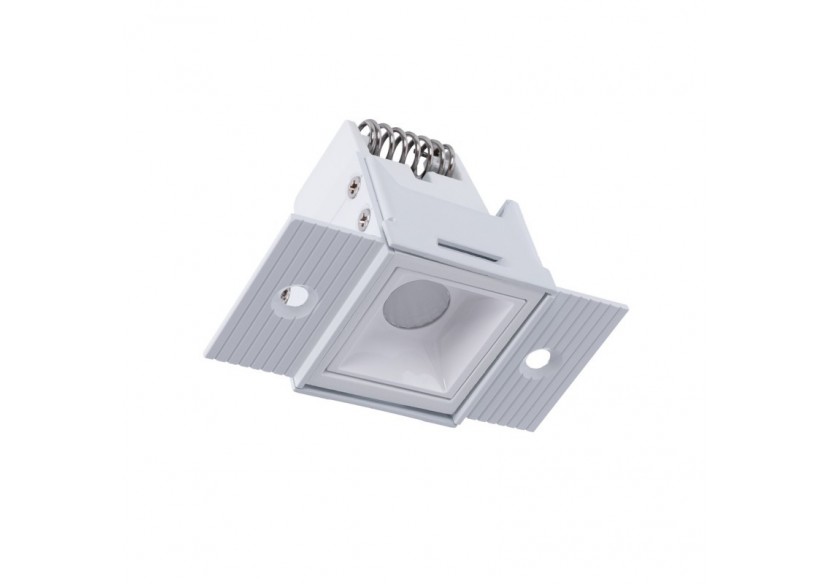 Spot LED linéaire d'intégration pour plaque de plâtre-2W-UGR18-IRC90-Blanco - B1219-2W-B-270 - Barcelona LED