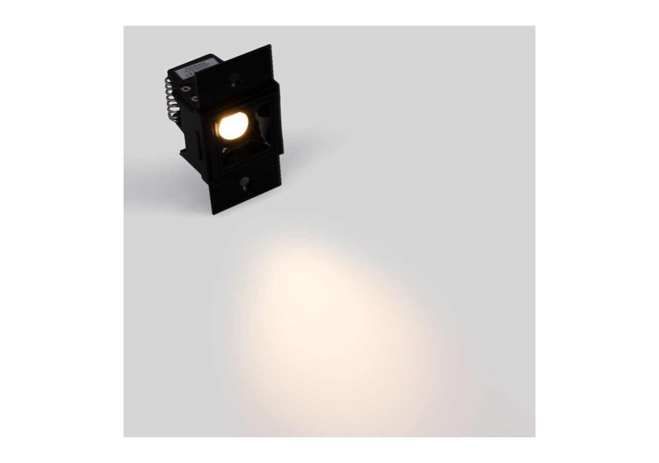 Spot LED linéaire d'intégration pour plaque de plâtre-2W-UGR18-IRC90-Noir - B1219-2W-N-270 - Barcelona LED
