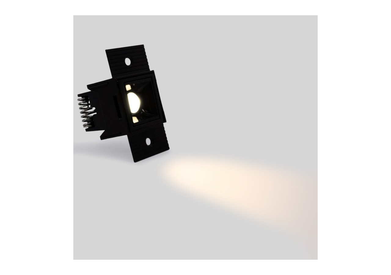 Spot LED linéaire d'intégration pour plaque de plâtre-2W-UGR18-IRC90-Noir - B1219-2W-N-270 - Barcelona LED