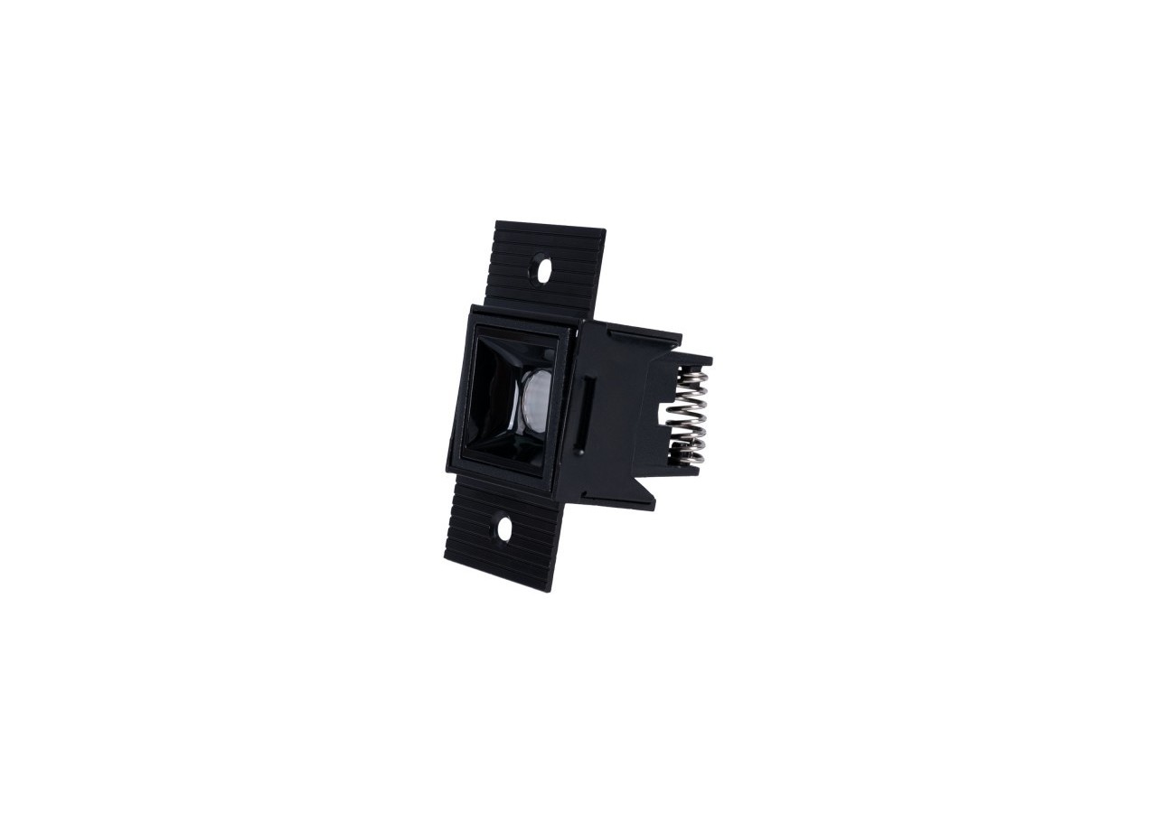 Spot LED linéaire d'intégration pour plaque de plâtre-2W-UGR18-IRC90-Noir - B1219-2W-N-270 - Barcelona LED