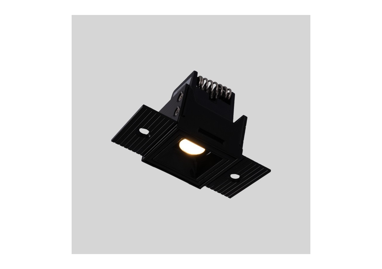 Spot LED linéaire d'intégration pour plaque de plâtre-2W-UGR18-IRC90-Noir - B1219-2W-N-270 - Barcelona LED