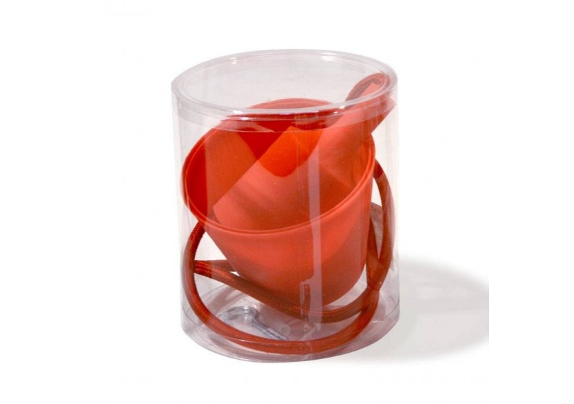 Suspension avec douille en silicone pour ampoule E27 - LS1001-RO - Barcelona LED