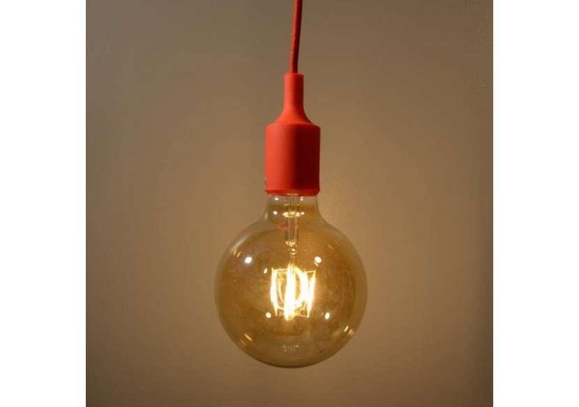 Suspension avec douille en silicone pour ampoule E27 - LS1001-RO - Barcelona LED