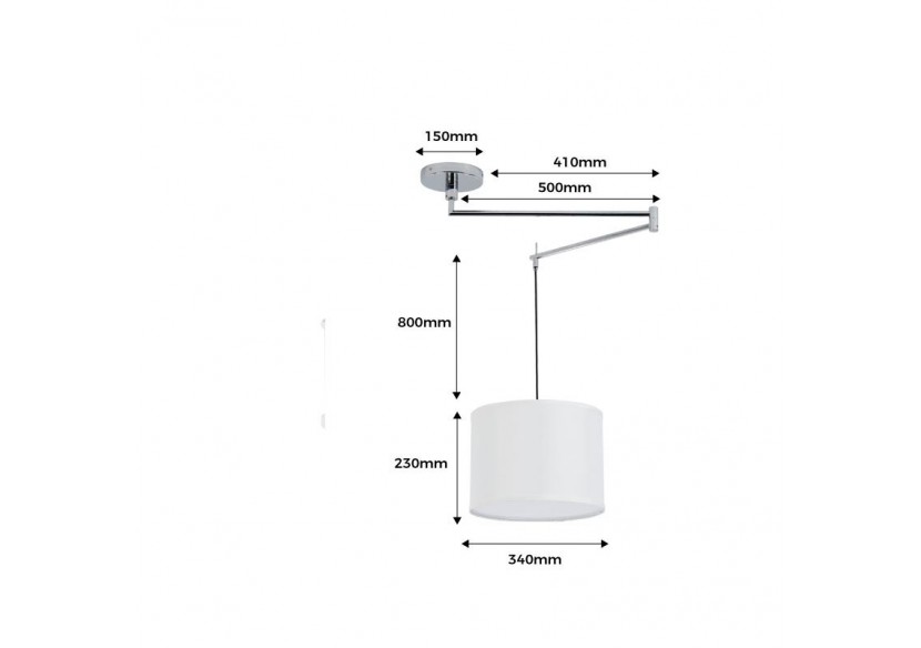 Suspension avec bras articulé "Neck" E27 - L3013-DO - Barcelona LED