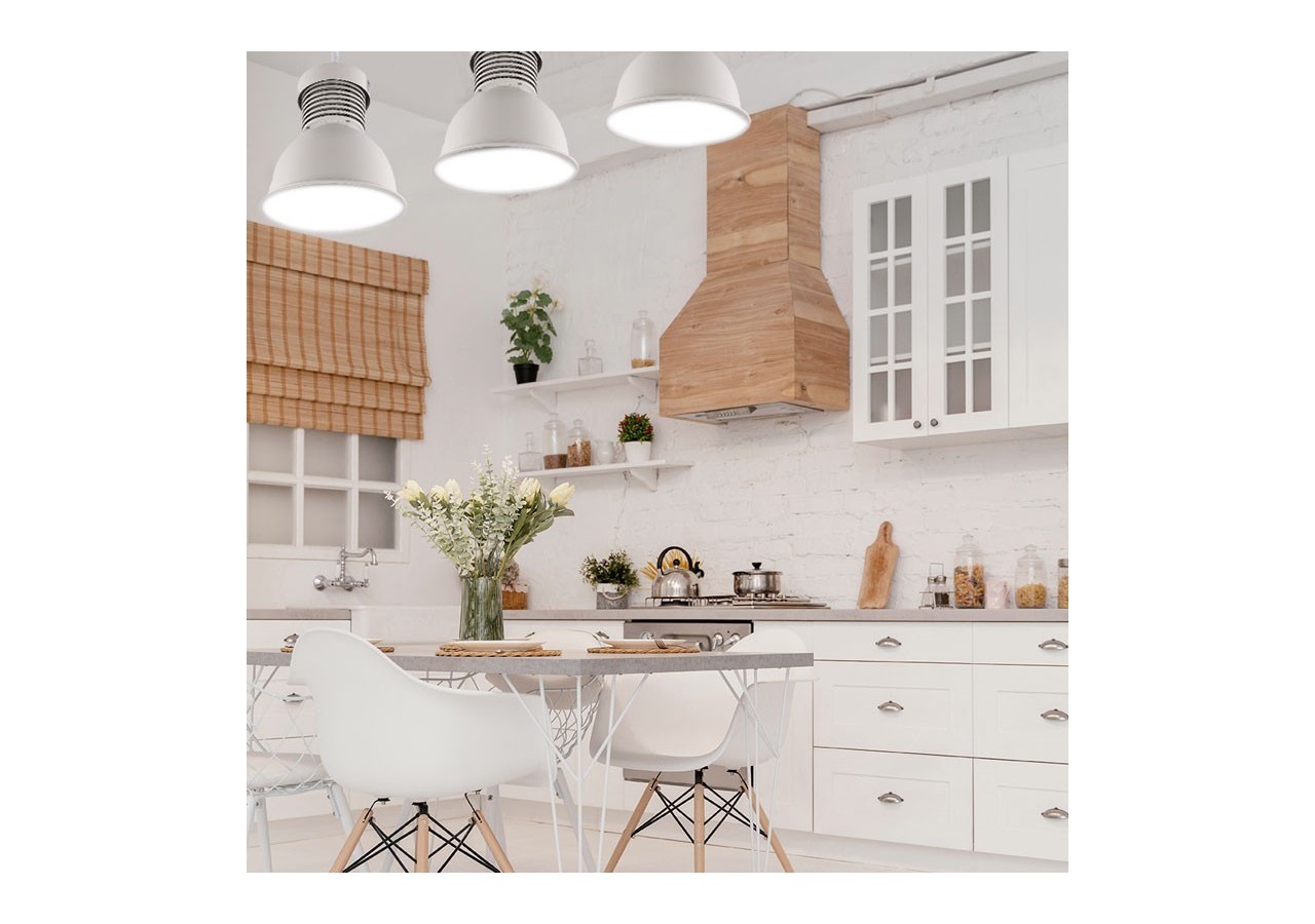 Suspension industrielle LED cloche 36W - B8710-B-BN - Barcelona LED