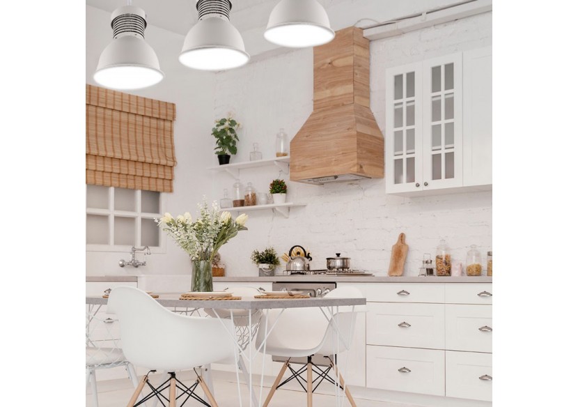 Suspension industrielle LED cloche 36W - B8710-B-BN - Barcelona LED