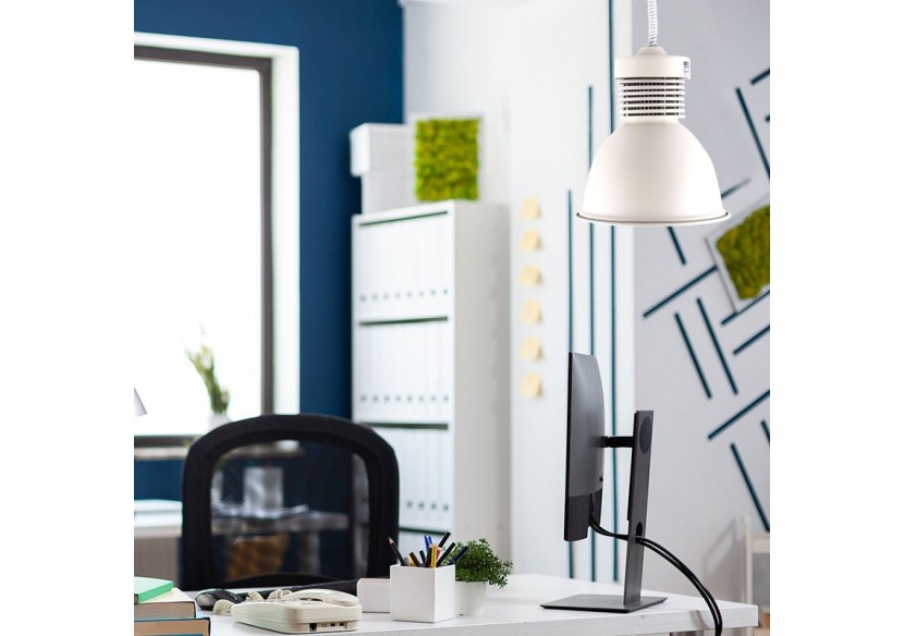 Suspension industrielle LED cloche 36W - B8710-B-BN - Barcelona LED