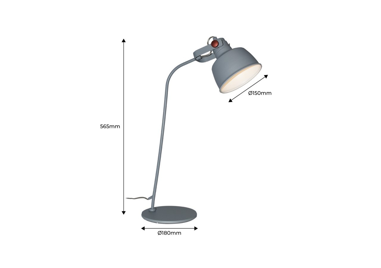 Lampe de bureau "Kukka" - LN4004-G - Barcelona LED