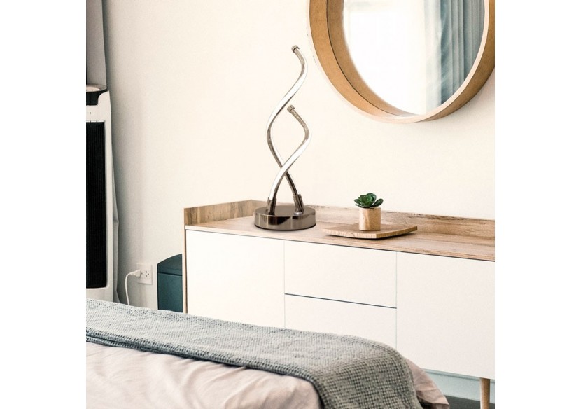 Lampe à poser LED "HELIX-T" 8W Dimmable - L3025-M-BC - Barcelona LED