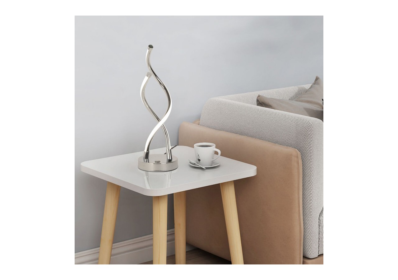 Lampe à poser LED "HELIX-T" 8W Dimmable - L3025-M-BN - Barcelona LED