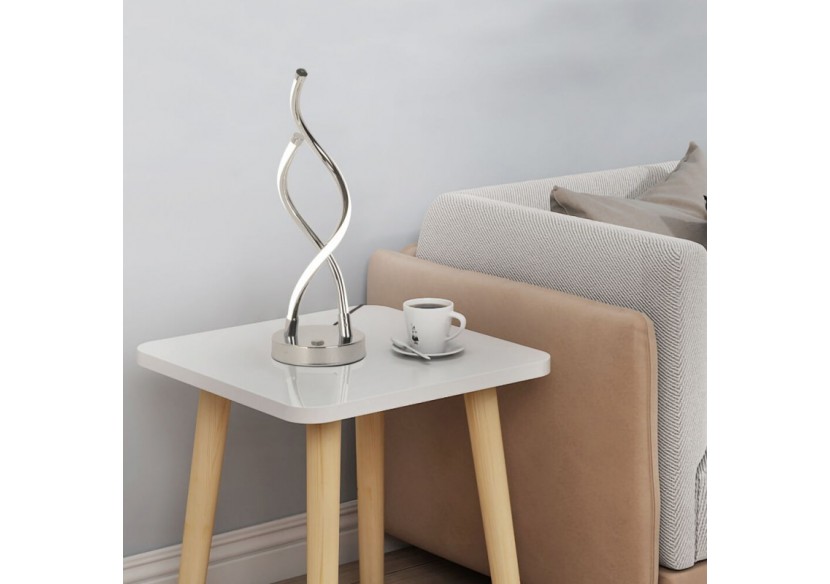 Lampe à poser LED "HELIX-T" 8W Dimmable - L3025-M-BN - Barcelona LED