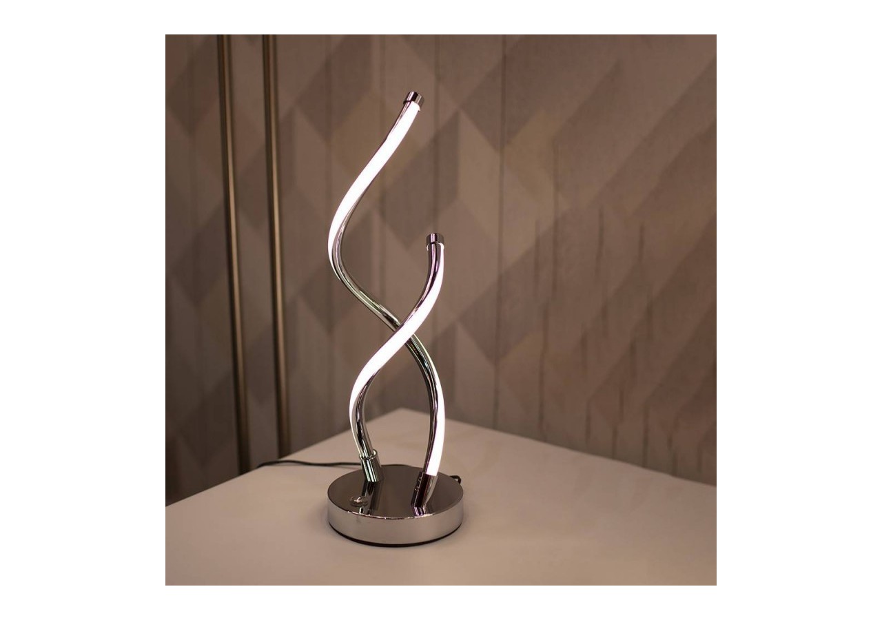 Lampe à poser LED "HELIX-T" 8W Dimmable - L3025-M-BN - Barcelona LED