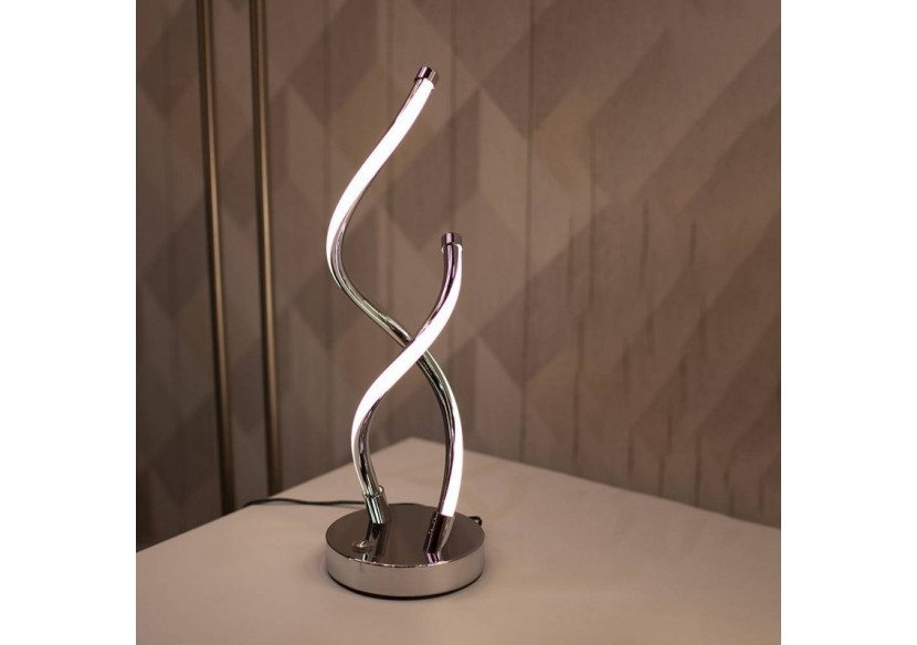 Lampe à poser LED "HELIX-T" 8W Dimmable - L3025-M-BN - Barcelona LED