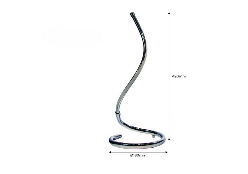 Lampe à poser LED "Helix-S" 6W - L3026-M-BN - Barcelona LED