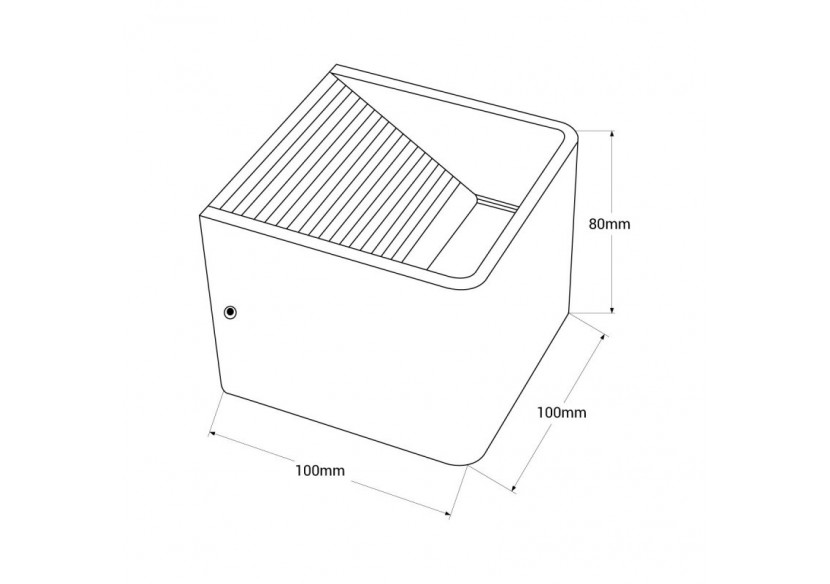 Applique murale LED "Kuutio" 6W - LN1503-P - Barcelona LED