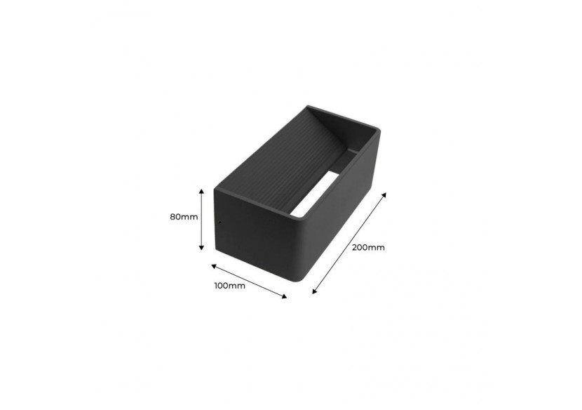 Applique murale LED "Kartio" 6W - LN1504-N - Barcelona LED