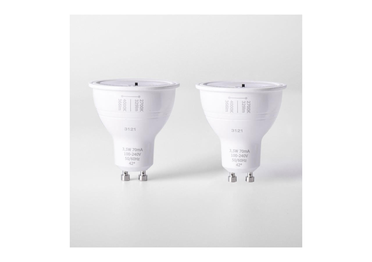 Applique murale Fumagalli "Double Marta" CCT GU10 2 x 4,5W IP55 - 2A4.000.000.WXU2K - Barcelona LED