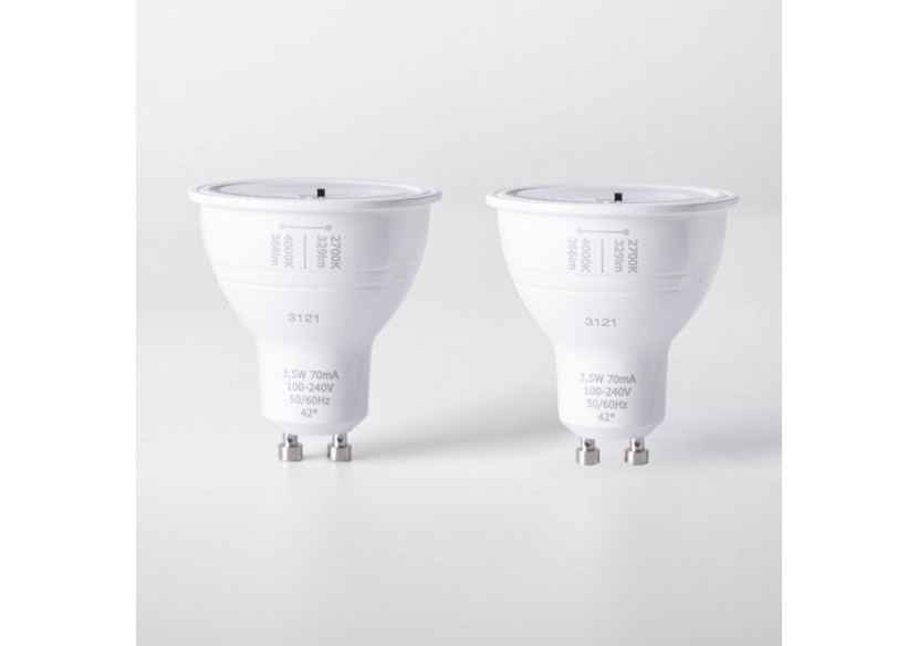 Applique murale Fumagalli "Double Marta" CCT GU10 2 x 4,5W IP55 - 2A4.000.000.WXU2K - Barcelona LED