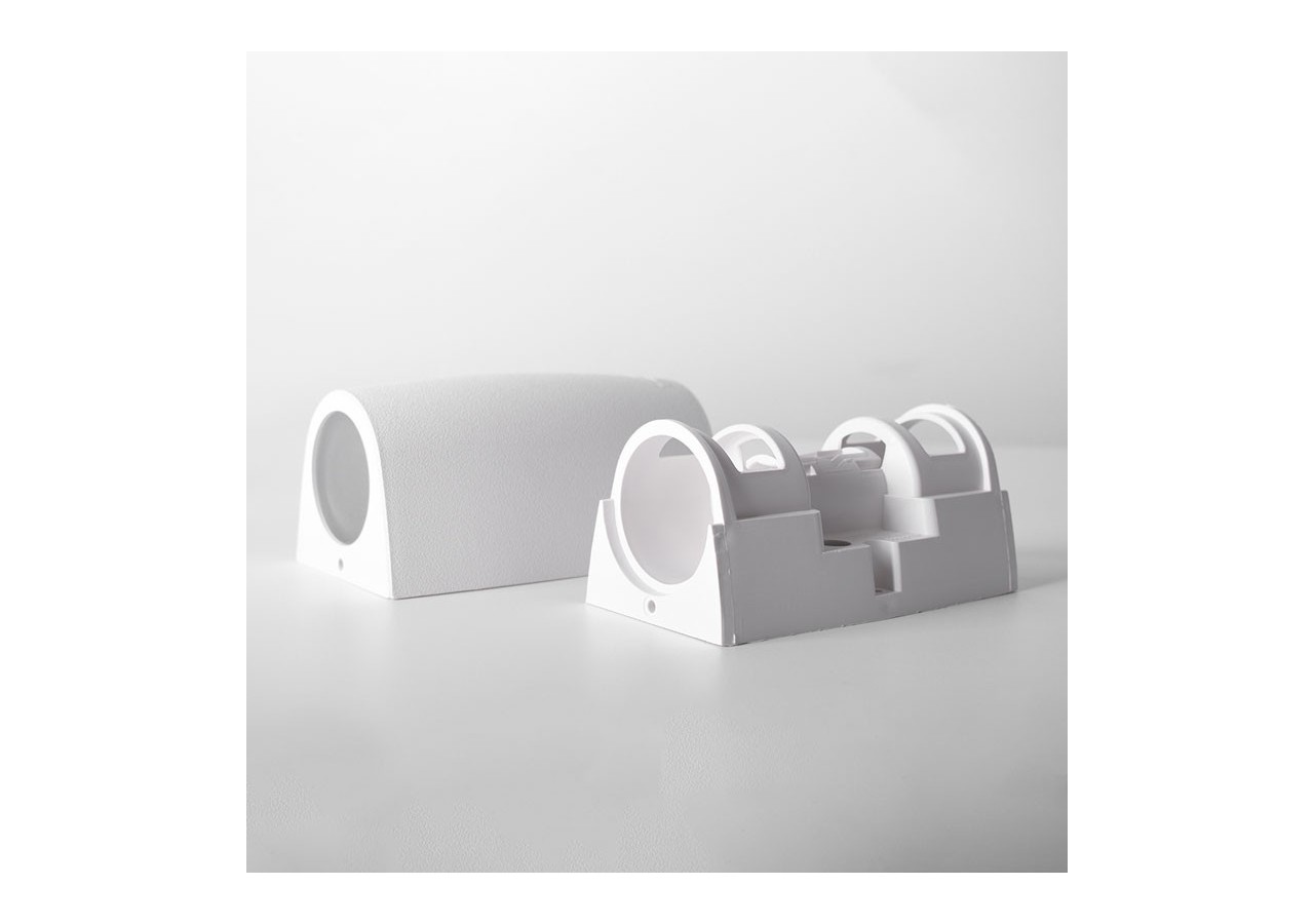 Applique murale Fumagalli "Double Marta" CCT GU10 2 x 4,5W IP55 - 2A4.000.000.WXU2K - Barcelona LED