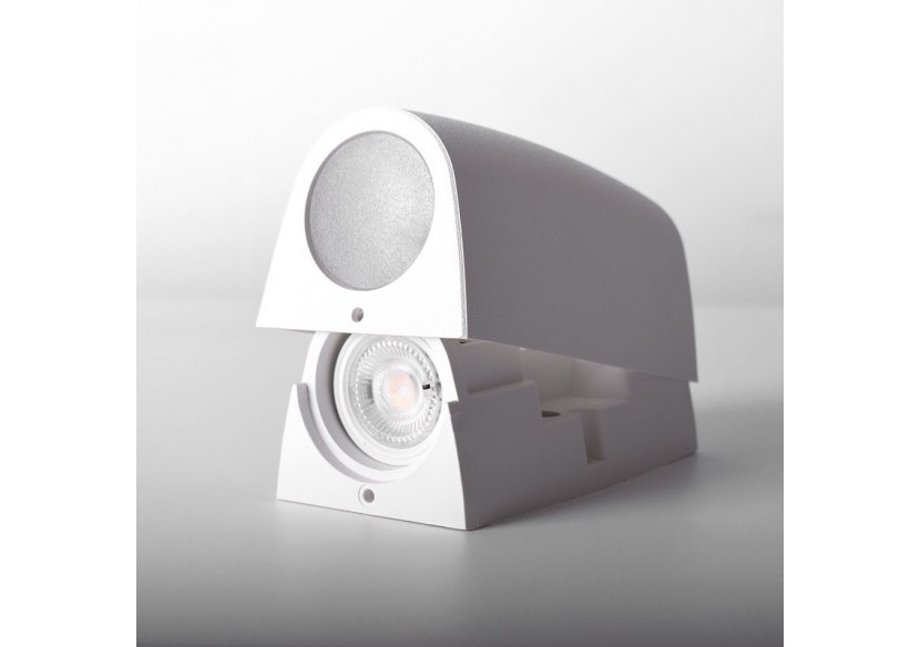 Applique murale Fumagalli "Double Marta" CCT GU10 2 x 4,5W IP55 - 2A4.000.000.WXU2K - Barcelona LED