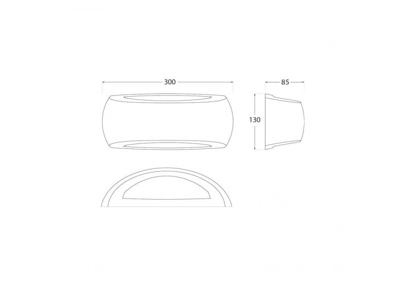 Applique murale d'extérieur FUMAGALLI "Francy"-E27-IP66 - 1A1.000.000.LYV1K - Barcelona LED