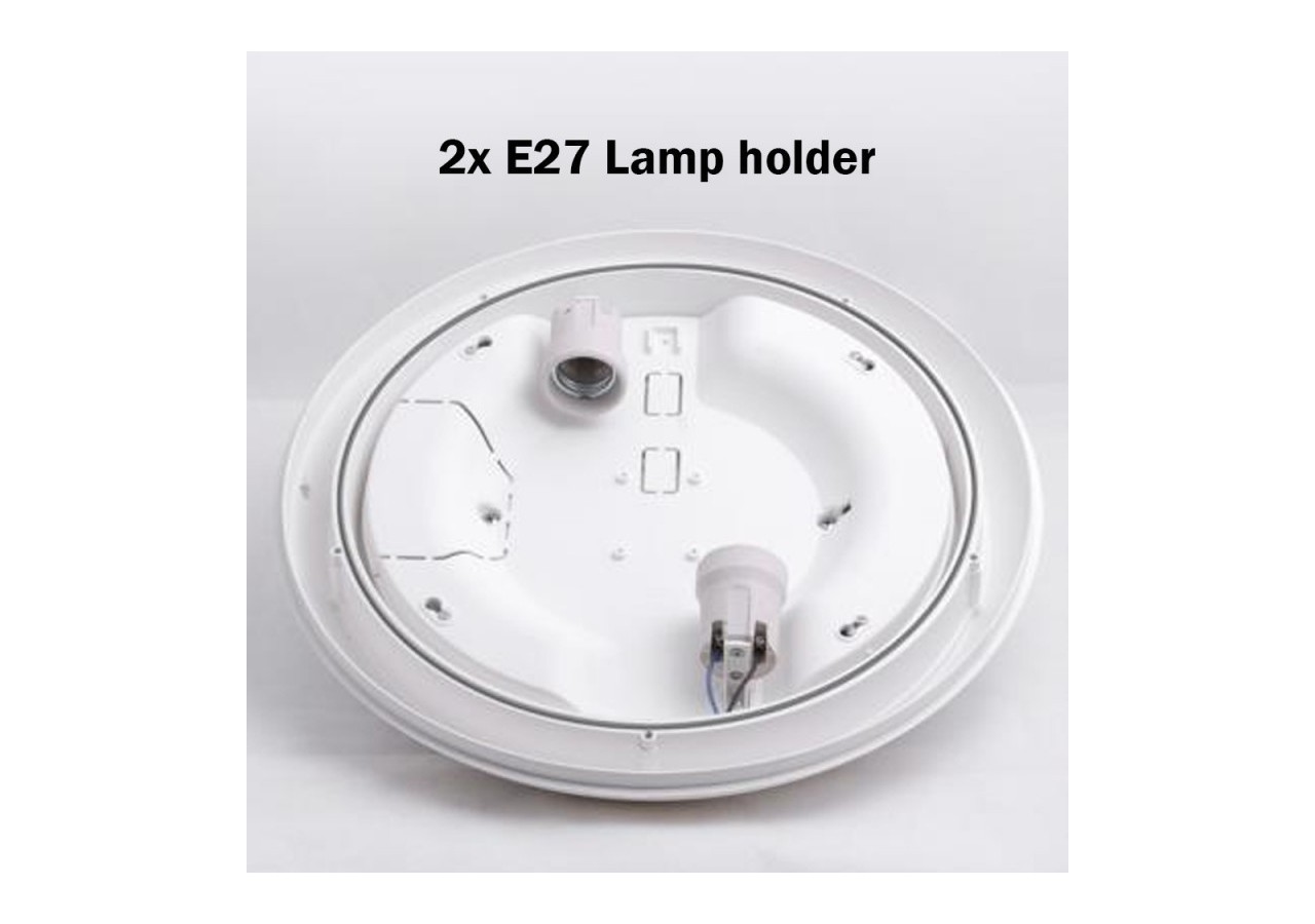 Applique plafonnier Fumagalli "Umberta" 2x E27 IP66 - 1B3.000.000.WYE282 - Barcelona LED