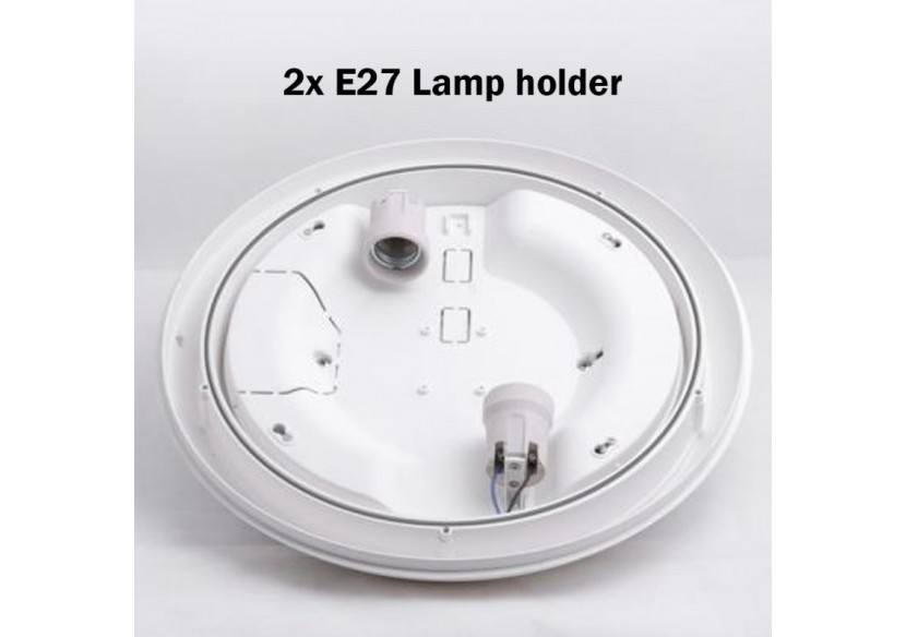 Applique plafonnier Fumagalli "Umberta" 2x E27 IP66 - 1B3.000.000.LYE282 - Barcelona LED