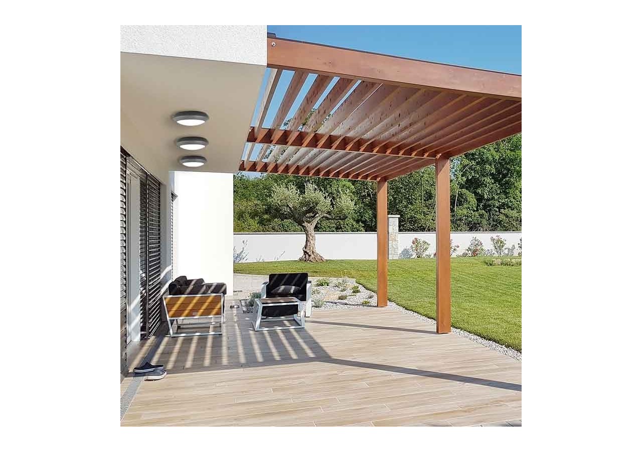 Applique ou plafonnier d'extérieur étanche FUMAGALLI BERTA E27 IP66 - 1B2.000.000.AYP271 - Barcelona LED