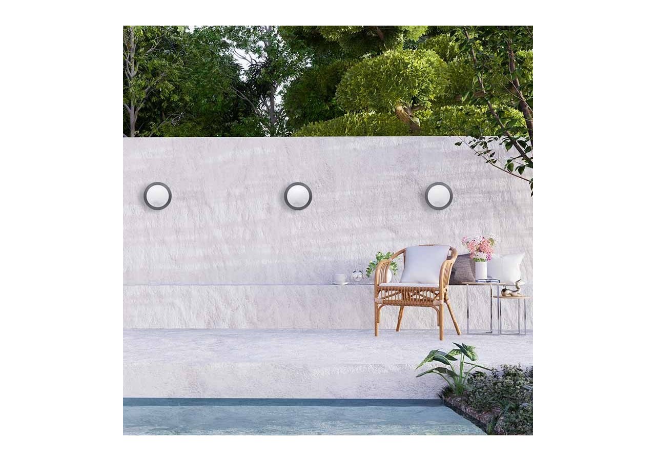 Applique ou plafonnier d'extérieur étanche FUMAGALLI BERTA E27 IP66 - 1B2.000.000.AYP271 - Barcelona LED