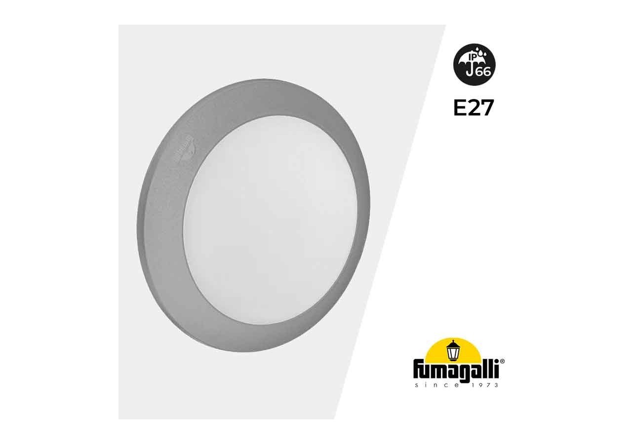 Applique ou plafonnier d'extérieur étanche FUMAGALLI BERTA E27 IP66 - 1B2.000.000.LYP271 - Barcelona LED