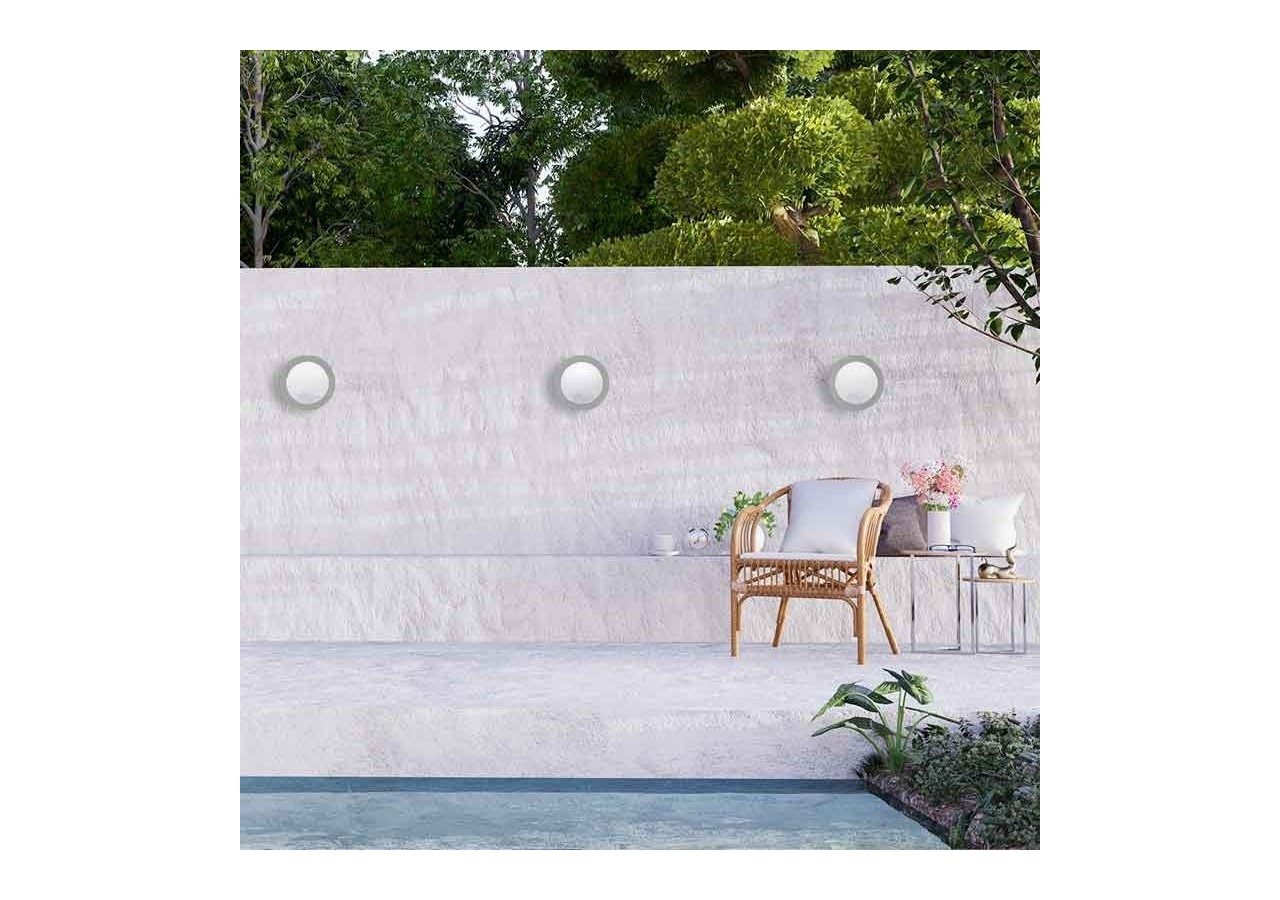 Applique ou plafonnier d'extérieur étanche FUMAGALLI BERTA E27 IP66 - 1B2.000.000.LYP271 - Barcelona LED