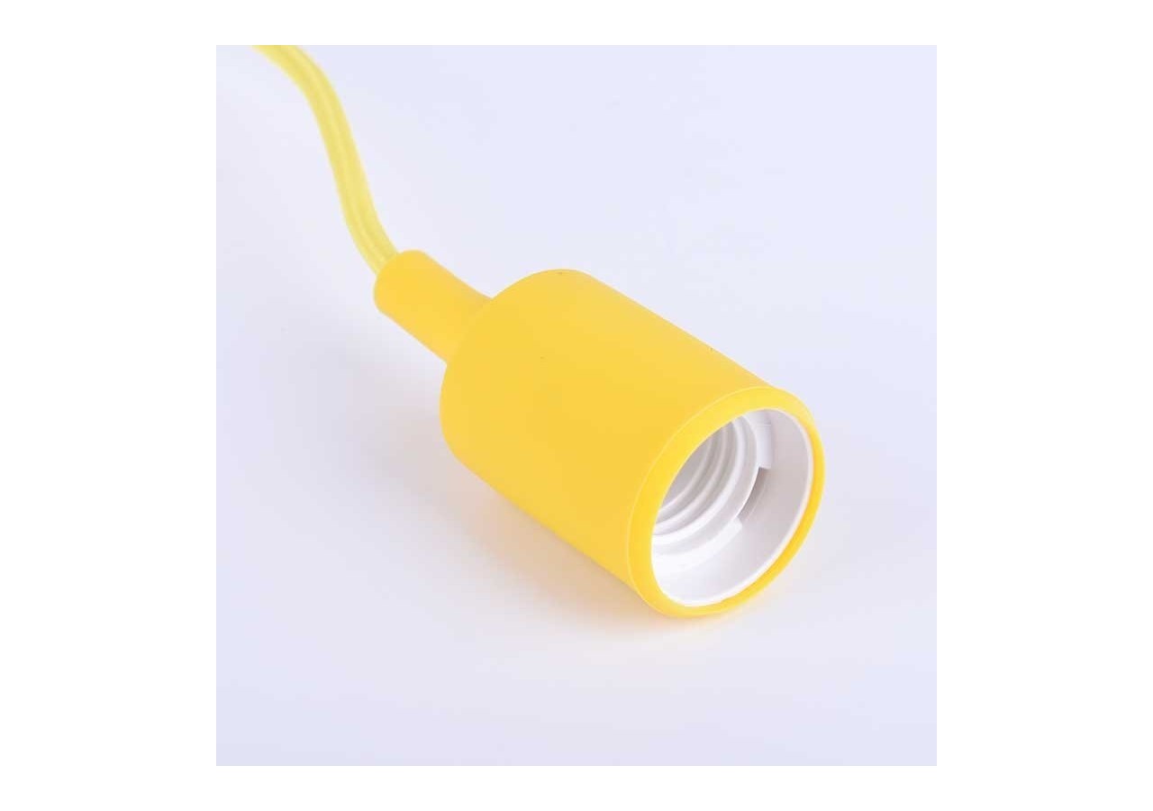 Applique scandinave murale "YOJO"-Cadre en bois et suspension en silicone - LN123-AM - Barcelona LED