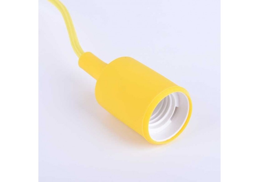 Applique scandinave murale "YOJO"-Cadre en bois et suspension en silicone - LN123-AM - Barcelona LED