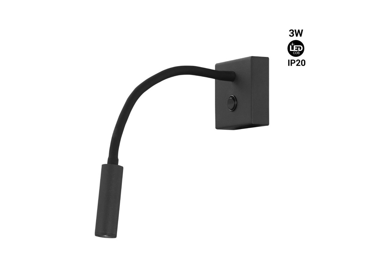 Liseuse LED "Hale" 3W - LN1510-N - Barcelona LED