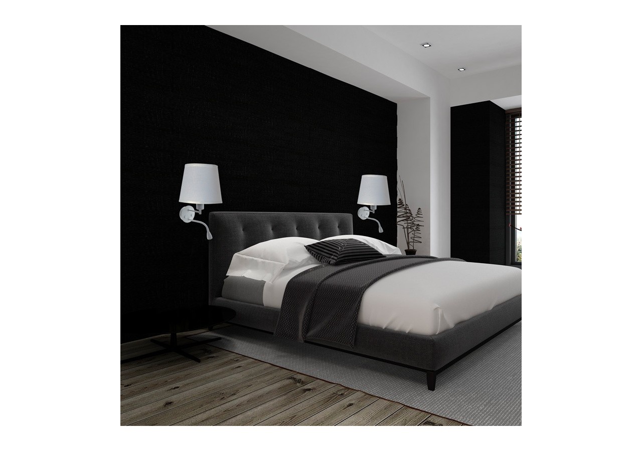 Applique murale "PAIR" E27 avec liseuse LED 3W - L3022-B1 - Barcelona LED