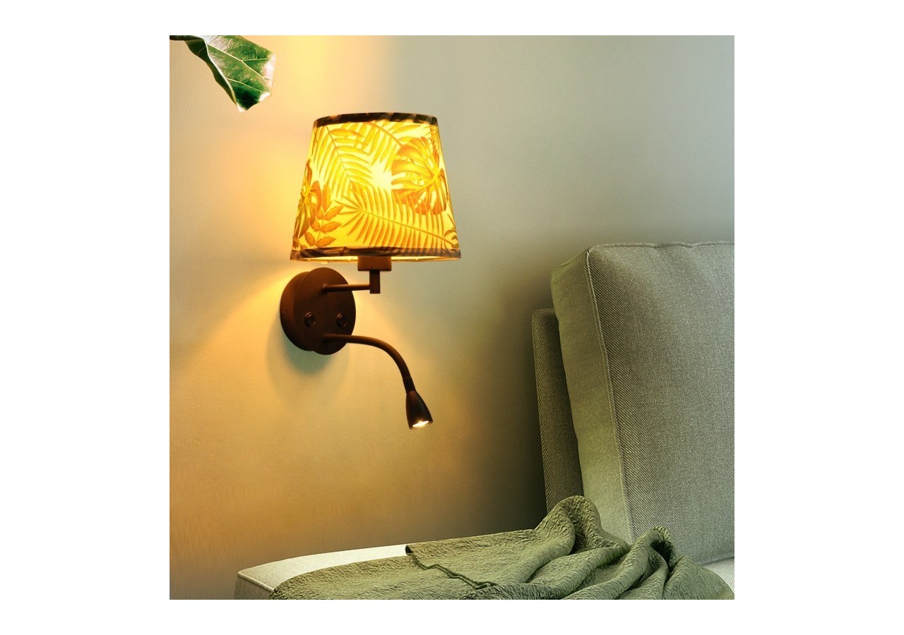 Applique murale "PAIR" E27 avec liseuse LED 3W - L3022-V1 - Barcelona LED