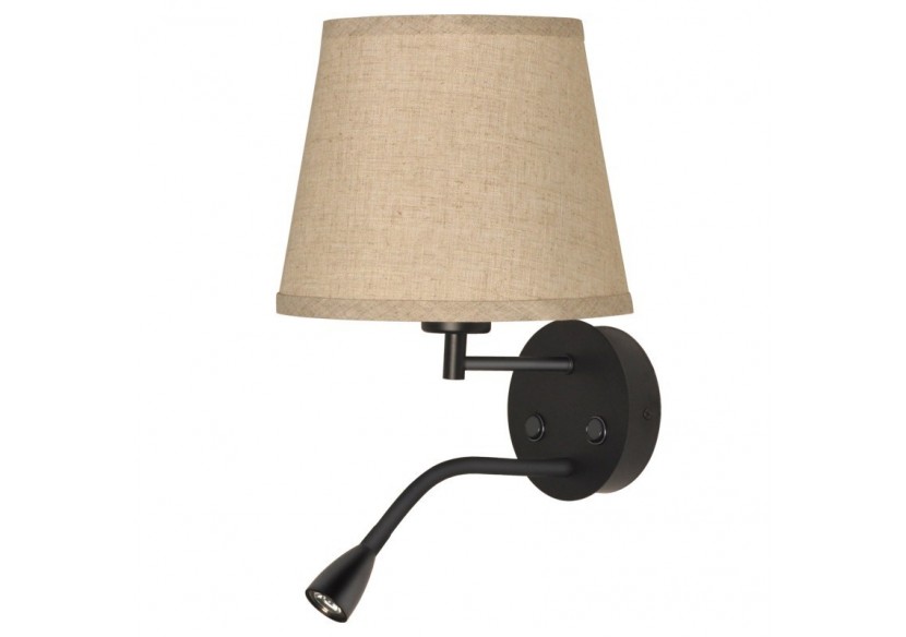 Applique murale "PAIR" E27 avec liseuse LED 3W - L3022-M1 - Barcelona LED