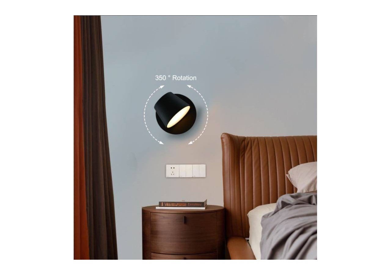 Applique murale LED 6W "Kop" - LN1540-1N - Barcelona LED