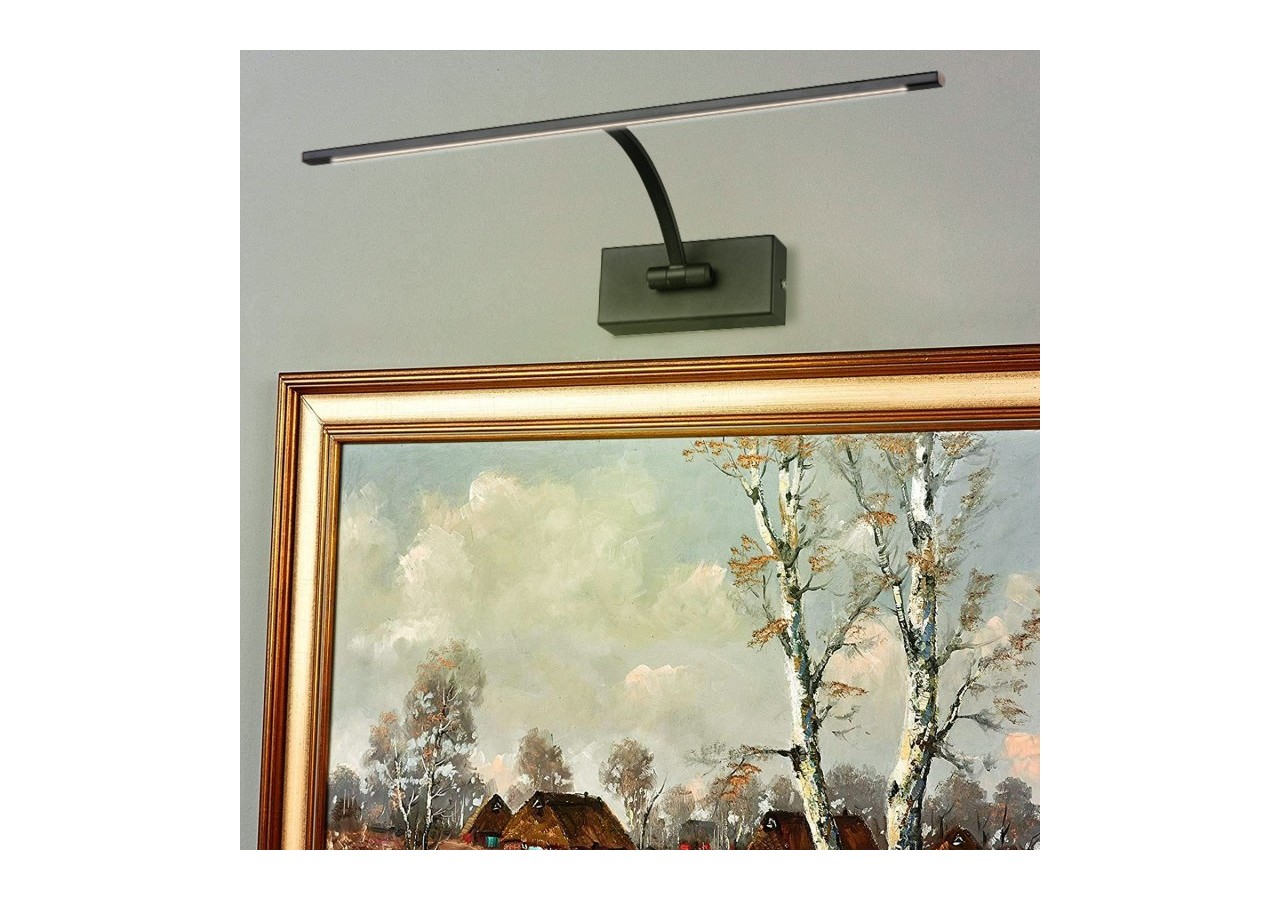 Applique LED murale 8W pour éclairage de tableaux - LN1521-N-BC1 - Barcelona LED