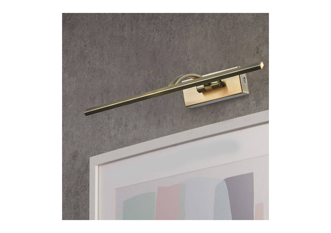 Applique LED murale 8W pour éclairage de tableaux - LN1521-BR-BC1 - Barcelona LED