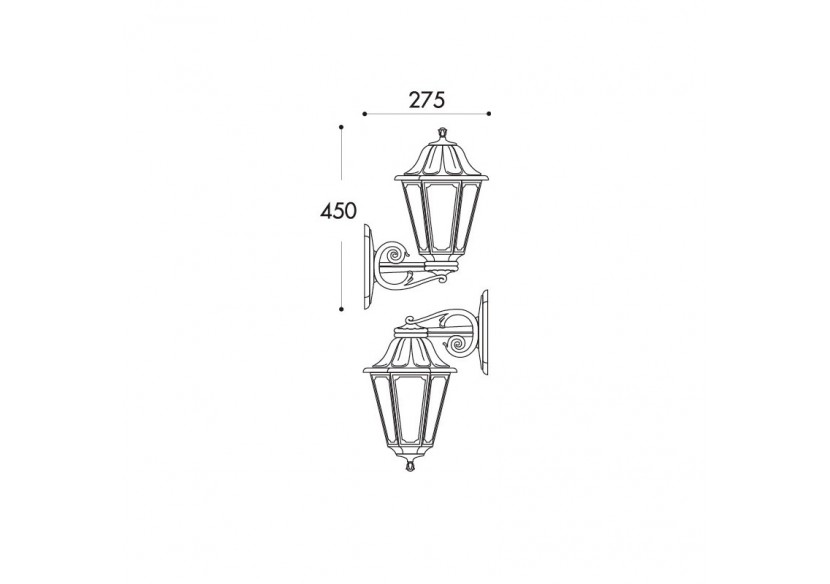 Lanterne murale Fumagalli Bisso Anna E27 IP55 - E22.131.000.WYE27 - Barcelona LED Lanterne murale Fumagalli Bisso Anna E27 IP55 - E22.131.000.WYE27 - Barcelona LED