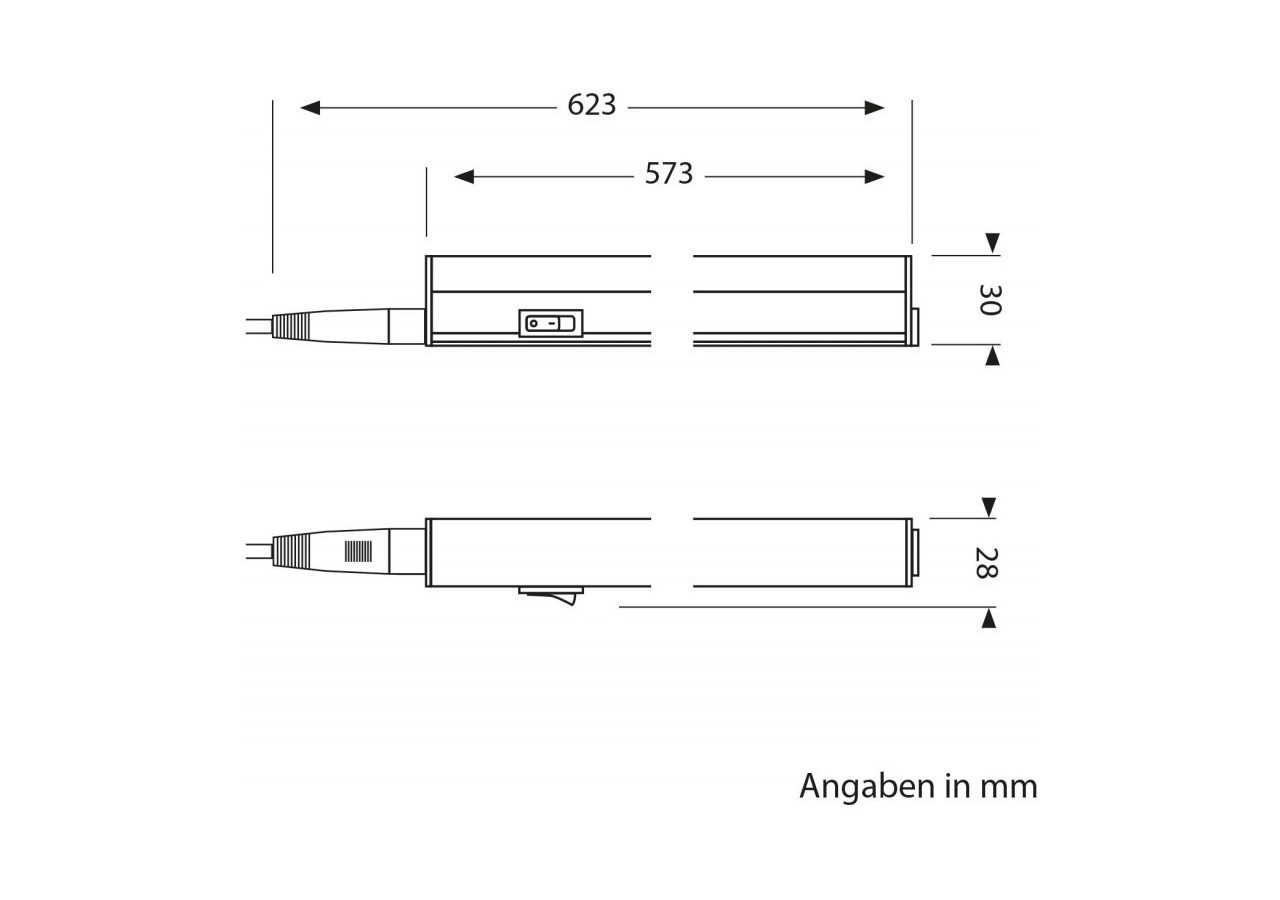 Réglette LED T5 60cm 8W 680lm - B1780-5-60OPBF2 - Barcelona LED