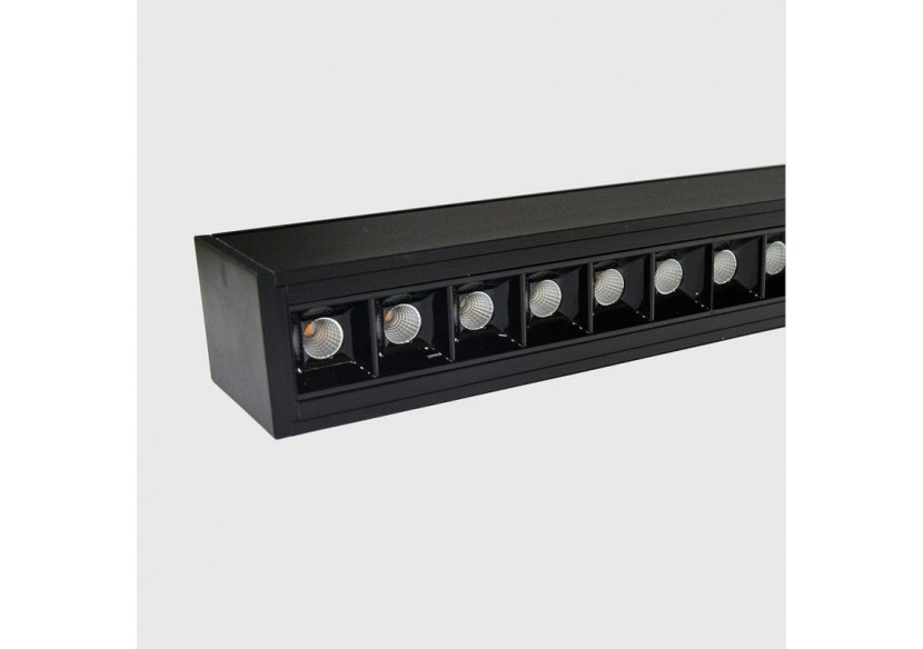 Suspension linéaire LED 30W 120cm 2750lm faible UGR16 - B9010-N-BC - Barcelona LED